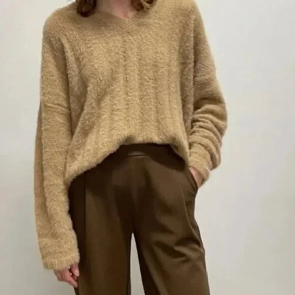 SOLD Oak + Fort Textured Knit Sweater (M) - Picture 5 of 5